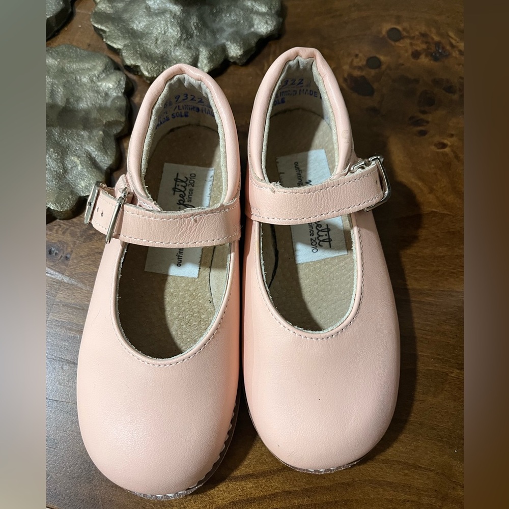 Mon Petit baby pink MaryJanes